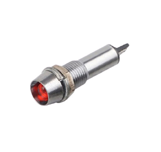 Светодиод с держателем красный XD8-1-R-220VAC