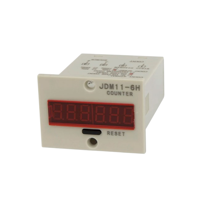 Счётчик без реле JDM11-6H,AC/DC 12-24V, счетный вход AC/DC 12-24V 