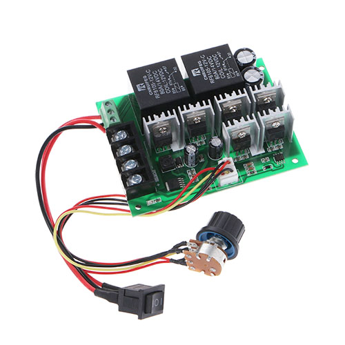 Реверсивный ШИМ регулятор для двигателей , DC10-50V, 40 Ампер