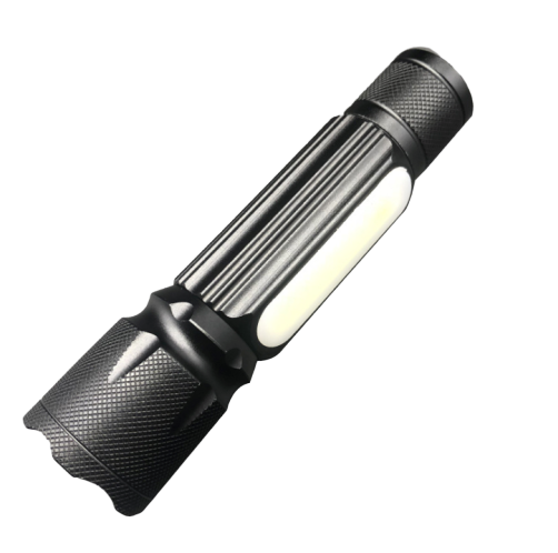 Фокусируемый фонарь на CREE XM-L T6 + COB, 5 режимов, с магнитом (ЛИКВИДАЦИЯ ТОВАРА!!!)