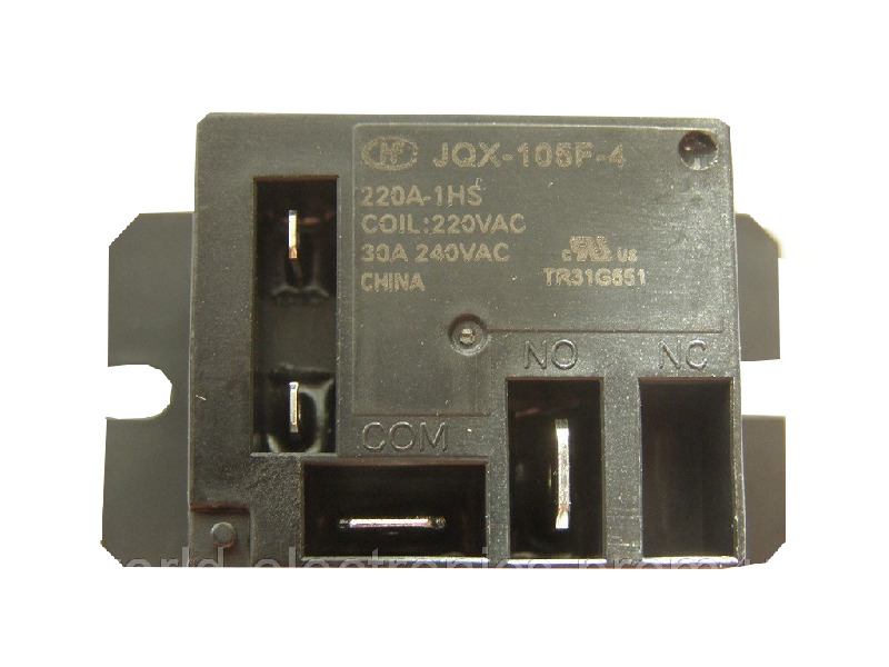 Электромагнитное реле (HF) JQX-105F-4, 220A-1HS, 30A, 240VAC