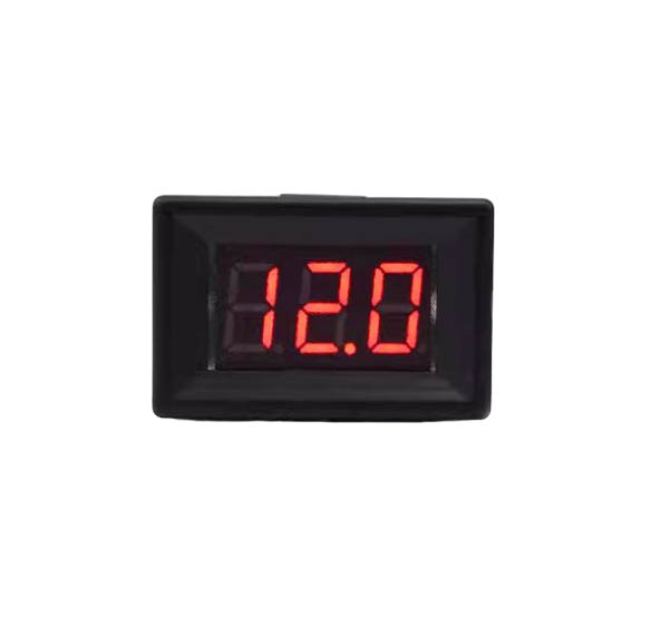 Цифровой вольтметр в корпусе DC 2.5-30V, 35х23мм (красный)