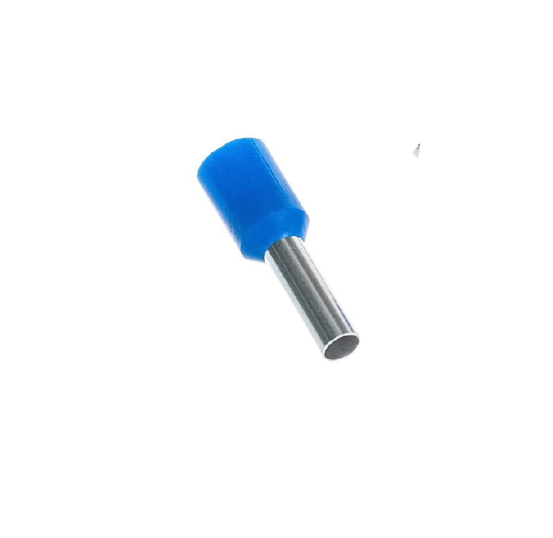 Наконечник-гильза E1008 для провода D 1.0 L-8 mm (синий)