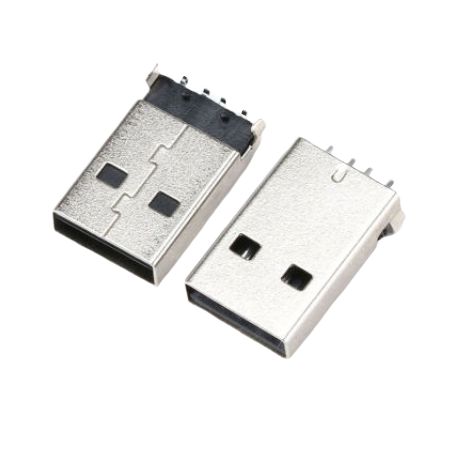 Штекер USB 2.0 90° на плату (К13)