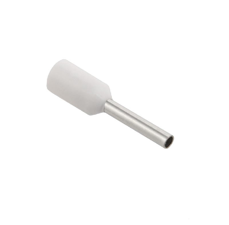 Наконечник-гильза E7508 для провода D 0.75 L-8 mm (белый)