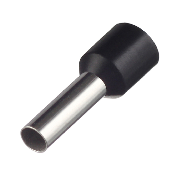 Наконечник-гильза E1508 для провода D 1.5 L-8 mm (черный)