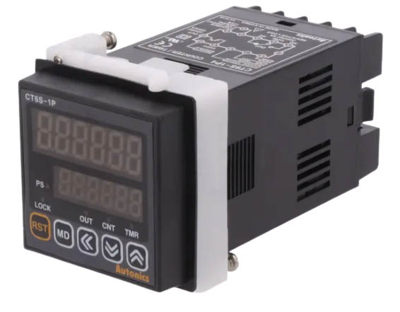 Многофункциональный счетчик-таймер CT6S-2P2T 24VAC, 24-48VDC (Autonics)