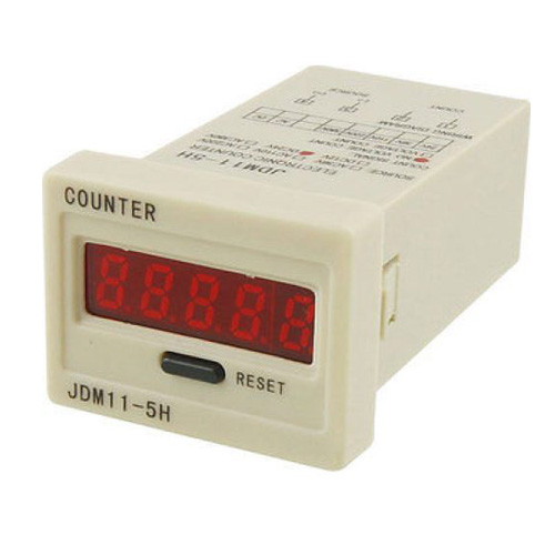 Счётчик без реле JDM11-5H, AC/DC 24-240V, счетный вход AC/DC 12-48V