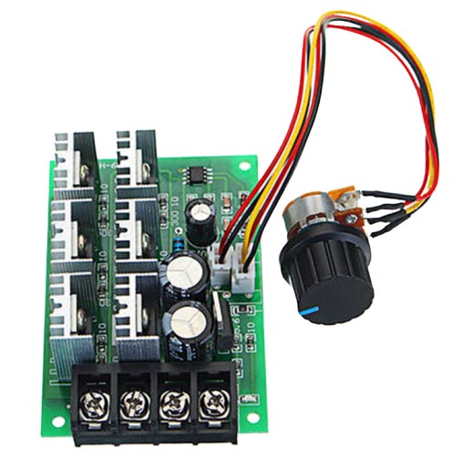ШИМ регулятор скорости двигателя  DC 9V-60V 40А
