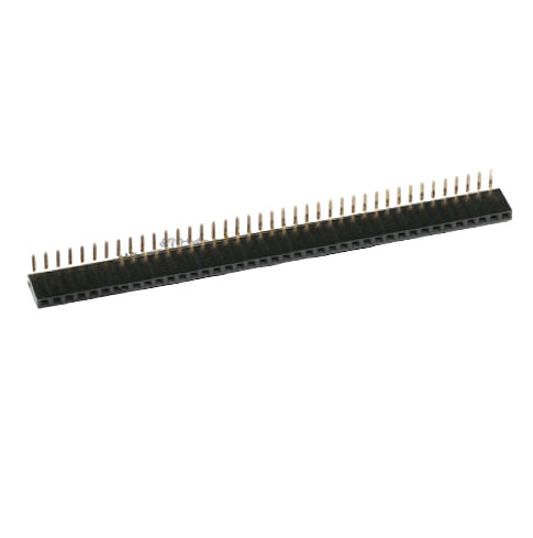 Однорядная линейка PBS-40R 1*40 pin, мама, 2,54 мм, угловая