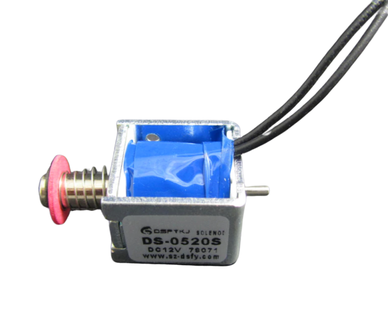 Электроклапан мини DS-0520S DC12V (толкающего типа)