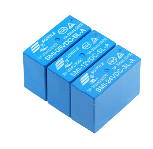 Электромагнитное реле SMI-05VDC-SL-A, 10A, 250VAC, 30VDC