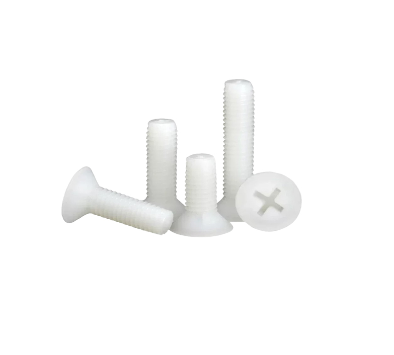 Винт нейлоновый с потайной головкой M2 - 4mm
